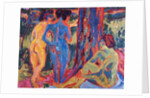 Three Nudes by Ernst Ludwig Kirchner