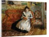 Jeanne Pissarro, Reading by Camille Pissarro