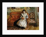 Jeanne Pissarro, Reading by Camille Pissarro