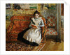 Jeanne Pissarro, Reading by Camille Pissarro