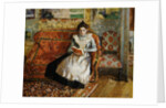 Jeanne Pissarro, Reading by Camille Pissarro