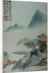 View of a Misty Riverbank from an Album of Twelve Landscape Paintings by Tao Chi