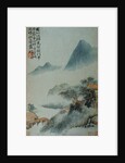 View of a Misty Riverbank from an Album of Twelve Landscape Paintings by Tao Chi