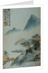 View of a Misty Riverbank from an Album of Twelve Landscape Paintings by Tao Chi
