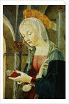 Detail of the Virgin Mary from The Annunciation Attributed to Antoniazzo Romano by Anonymous