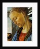 Detail of Mary from Madonna of the Eucharist by Botticelli
