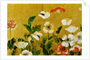 Detail of Poppies Edo Period Screen by Anonymous