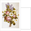 Illustration Depicting a Bouquet of Roses and Lilacs by Anonymous