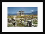 Distant View of the Temple of Apollo at Corinth by Anonymous