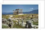 Distant View of the Temple of Apollo at Corinth by Anonymous