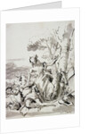 Angelica and Medoro by Domenico Tiepolo