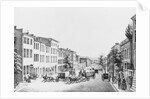Lithograph Depicting Lower Broadway in the 1830s by Anonymous