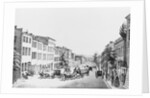 Lithograph Depicting Lower Broadway in the 1830s by Anonymous