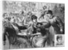 Illustration Depicting Police Captain McNulty's Raid on Mrs. Pohlman's Big Concert Hall, Jersey City, New Jersey by Anonymous