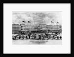 Print Depicting Courtlandt St. New-York by Anonymous