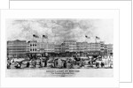 Print Depicting Courtlandt St. New-York by Anonymous