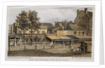 The Old Gotham Inn - In Bowery Color Lithograph by Anonymous