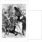 The Bernhardt Kick Newspaper Illustration by Anonymous