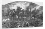 The Riots at New York Newspaper Illustration by Anonymous