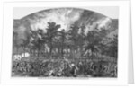 The Riots at New York Newspaper Illustration by Anonymous