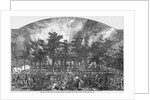 The Riots at New York Newspaper Illustration by Anonymous