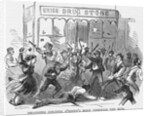 Dragging Colonel O'Brien's Body Through the Mud Newspaper Illustration by Anonymous