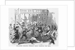 Dragging Colonel O'Brien's Body Through the Mud Newspaper Illustration by Anonymous