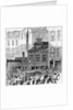 Tammany Riots Outside Hibernian Hall Newspaper Illustration by Anonymous