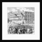 Orange Head-Quarters, Corner Twenty-Ninth Street and Eighth Avenue Newspaper Illustration of Riot by Anonymous