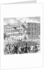 Orange Head-Quarters, Corner Twenty-Ninth Street and Eighth Avenue Newspaper Illustration of Riot by Anonymous