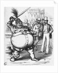 J.F. as Falstaff Newspaper Illustration by Thomas Nast