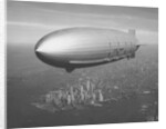 Dirigible Macon Over New York City by Anonymous