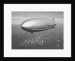 Dirigible Macon Over New York City by Anonymous