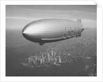 Dirigible Macon Over New York City by Anonymous