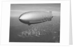 Dirigible Macon Over New York City by Anonymous