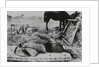 British Official Cecil Rhodes Lying on Mattress Outdoors by Anonymous