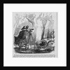 Illustration of Men Surveying Swamp by Anonymous