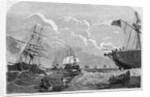Laying the Cable in Mid Ocean Illustration by Anonymous