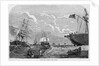Laying the Cable in Mid Ocean Illustration by Anonymous