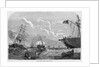 Laying the Cable in Mid Ocean Illustration by Anonymous
