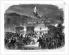 Mob Burning a Hospital by Anonymous