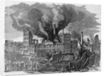 The Great Fire in Chicago, Illinois Illustration by Anonymous