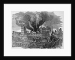 The Great Fire in Chicago, Illinois Illustration by Anonymous