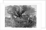 The Great Fire in Chicago, Illinois Illustration by Anonymous