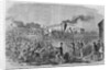 Scene of the Bergen Tunnel riot on the New York and Erie Railroad by Anonymous