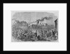 Scene of the Bergen Tunnel riot on the New York and Erie Railroad by Anonymous