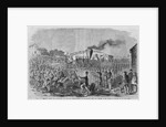 Scene of the Bergen Tunnel riot on the New York and Erie Railroad by Anonymous