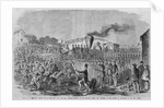 Scene of the Bergen Tunnel riot on the New York and Erie Railroad by Anonymous