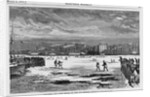 Crossing the Frozen East River, New York by Anonymous