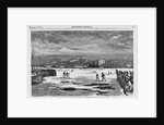Crossing the Frozen East River, New York by Anonymous